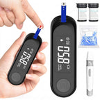 Blood Glucose Monitor – portable LED display, 500-reading memory