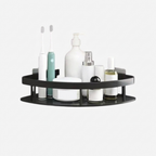 Corner Shower Shelf – wall mounted, guard rail, single or double tier