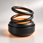 Solar Car Heater – rotating double rings, no cable, compact size