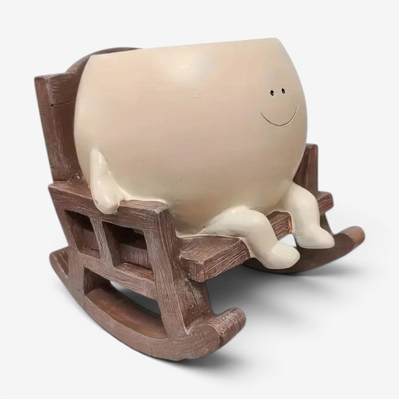 Smiley Face Plant Pot – resin, three seat designs, indoor or covered outdoor