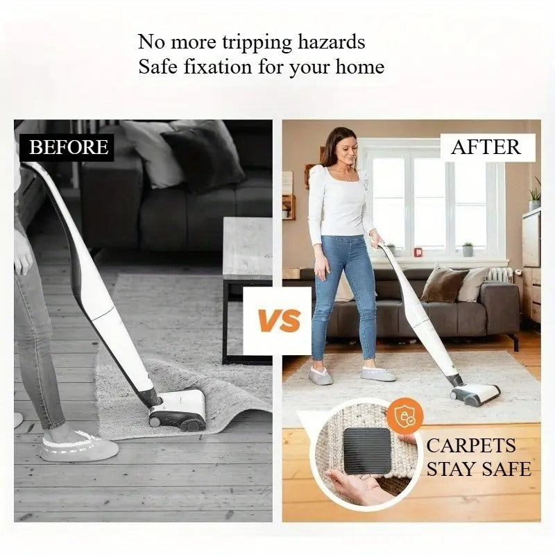 Anti-Slip Rug Grippers – set of 4, washable and reusable