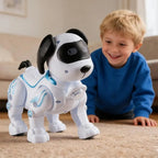 Robot Dog with Leash – walks, sings and dances, with lights