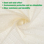 Anti-Slip PVC Rug Underlay – mesh backing for bathroom rugs