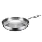 Stainless Steel Honeycomb Frying Pan – hammered non-stick surface, induction, hollow handle