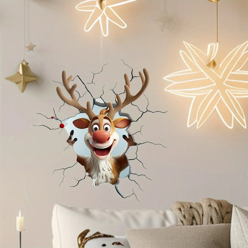 3D Reindeer Wall Sticker