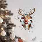3D Reindeer Wall Sticker