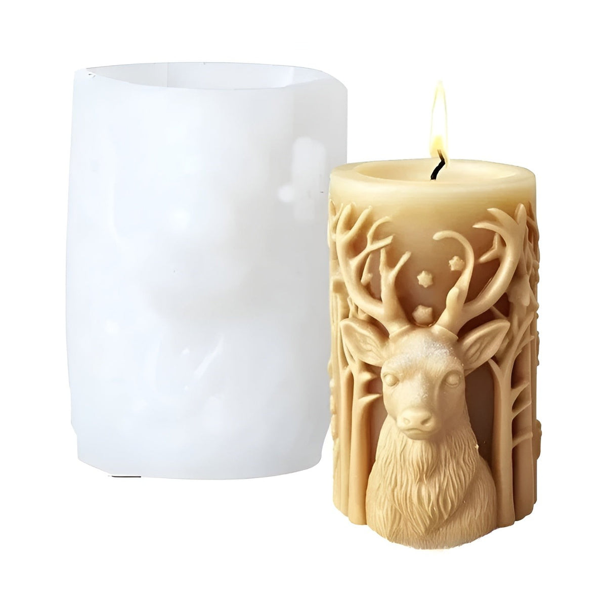 3D Silicone Candle Mould