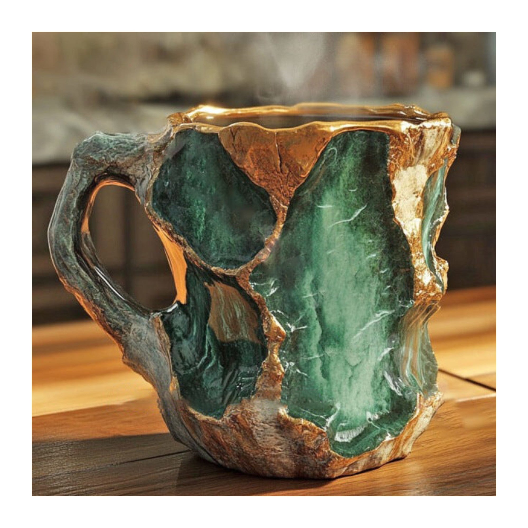 Faceted Mineral Mug