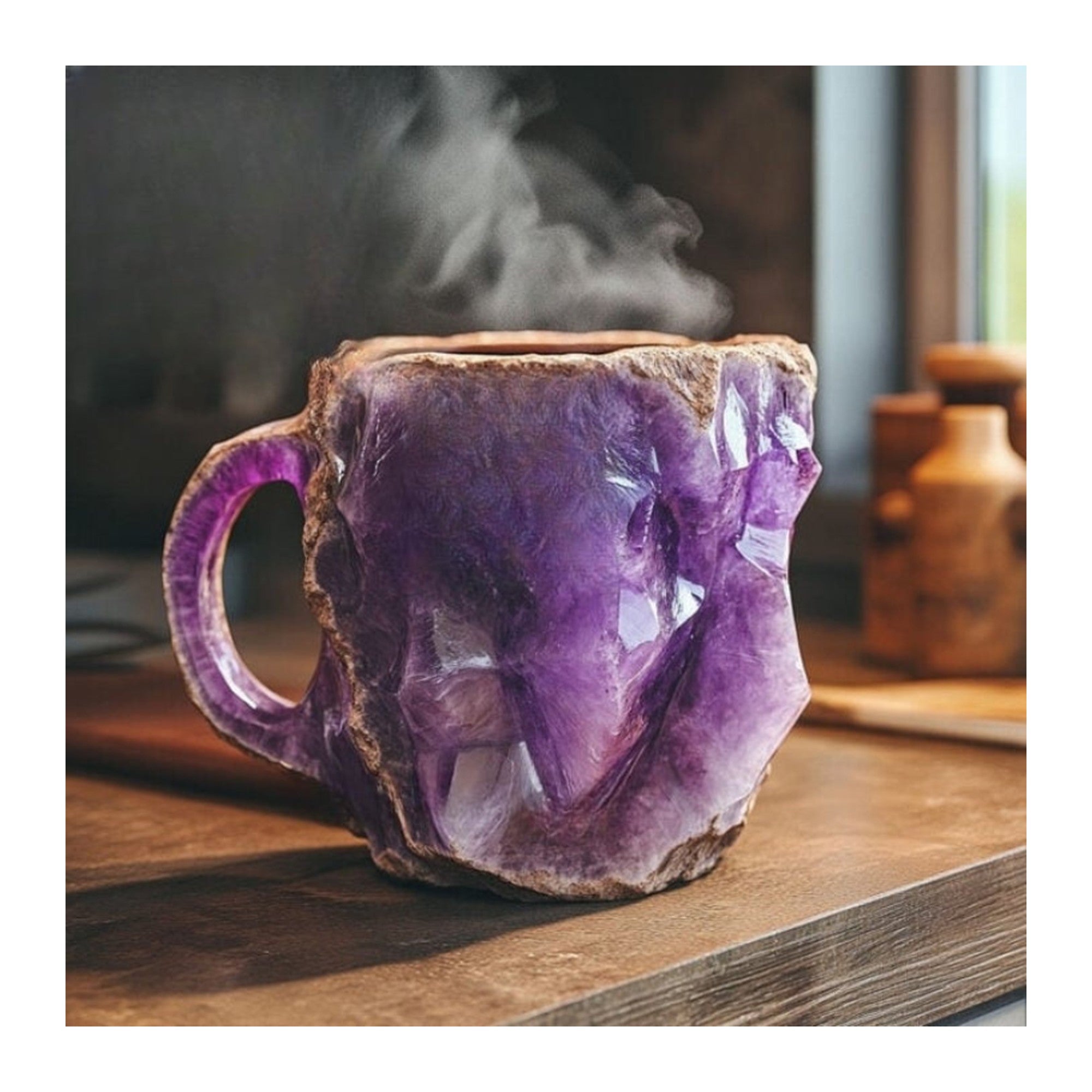 Faceted Mineral Mug