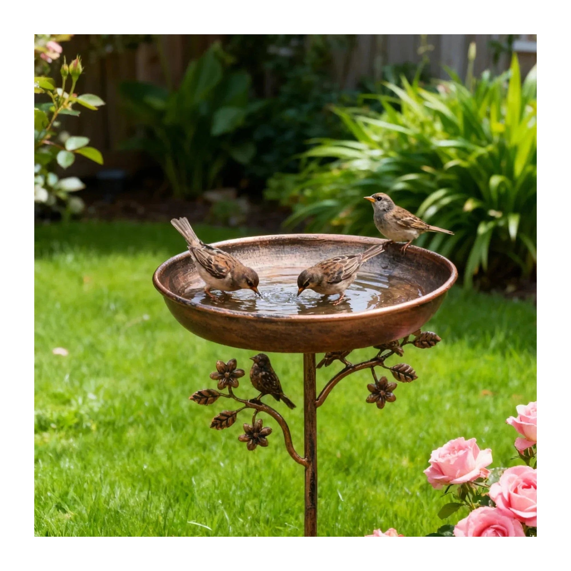 Standing Bird Bath