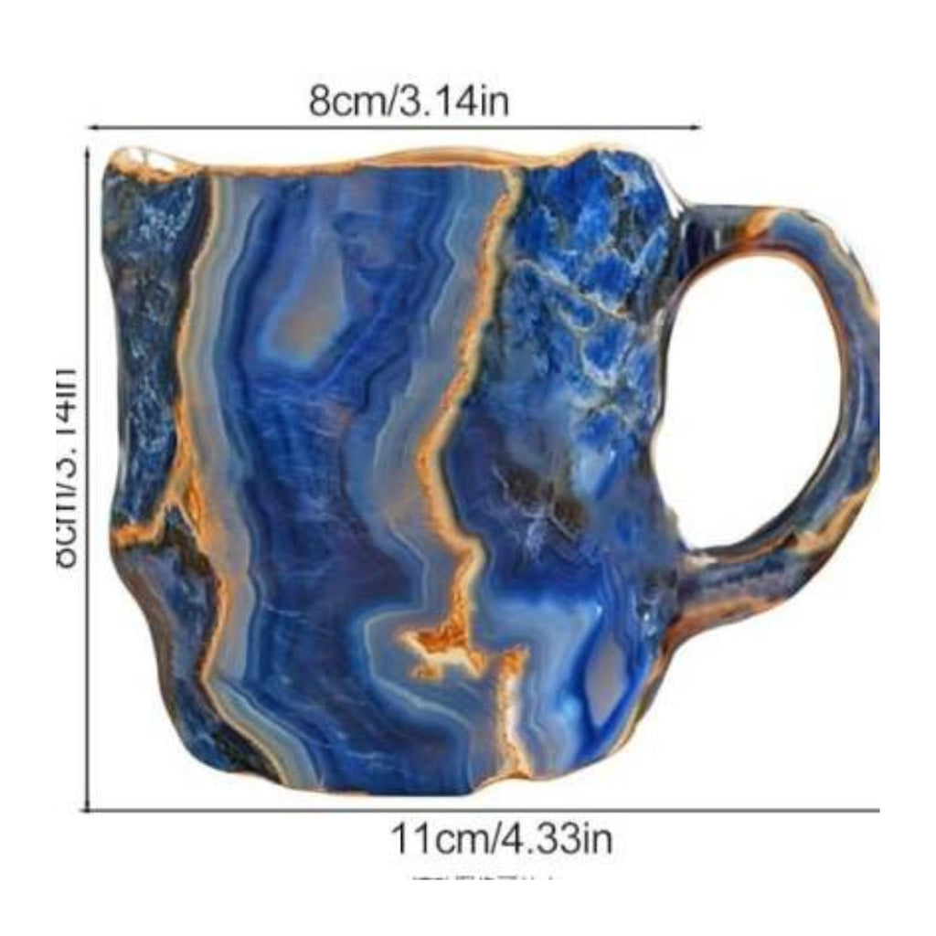 Faceted Mineral Mug