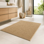 Absorbent Door Mat – woven texture, non-slip backing, machine washable