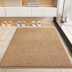 Absorbent Door Mat – woven texture, non-slip backing, machine washable