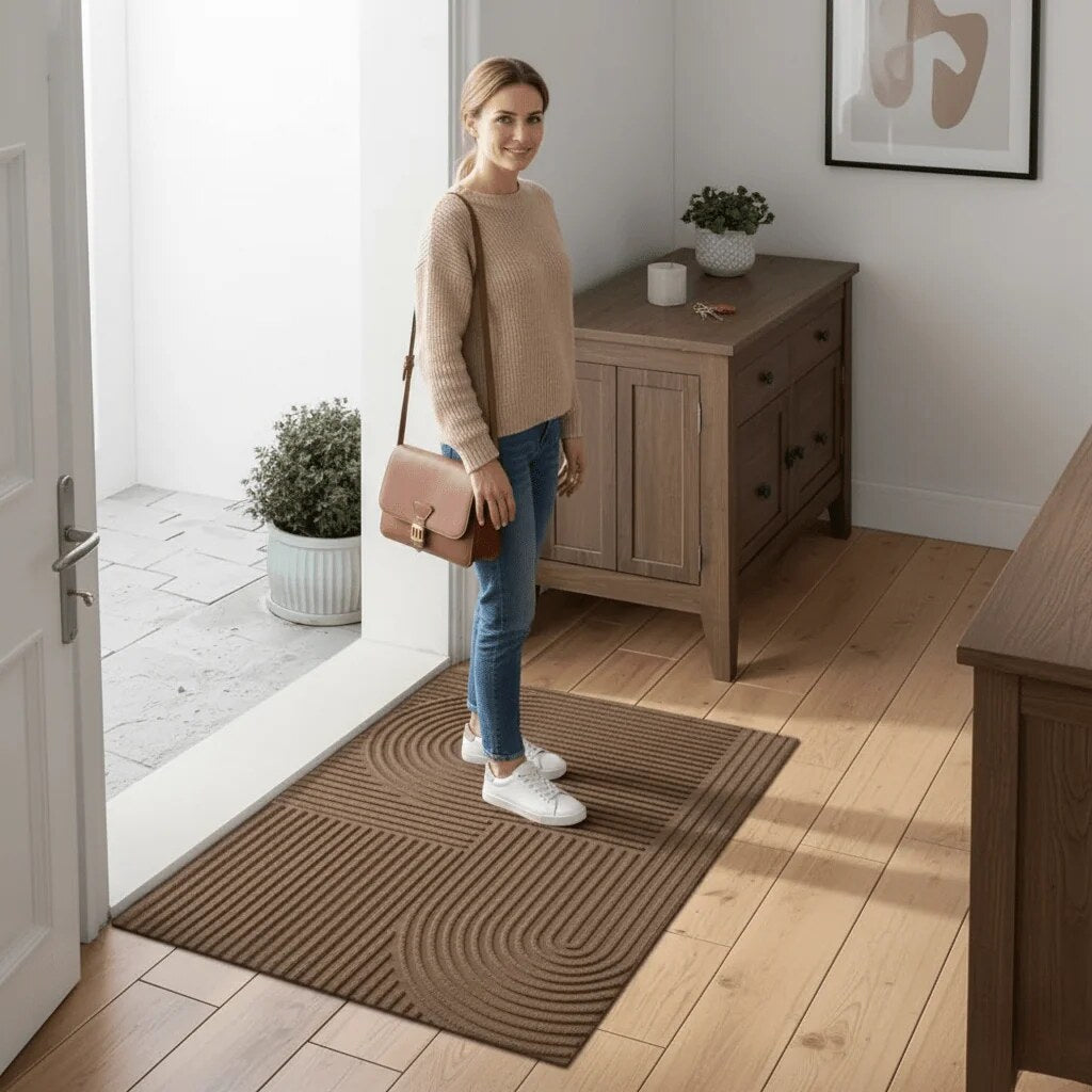 Absorbent Microfibre Doormat – quick-drying, non-slip, washable