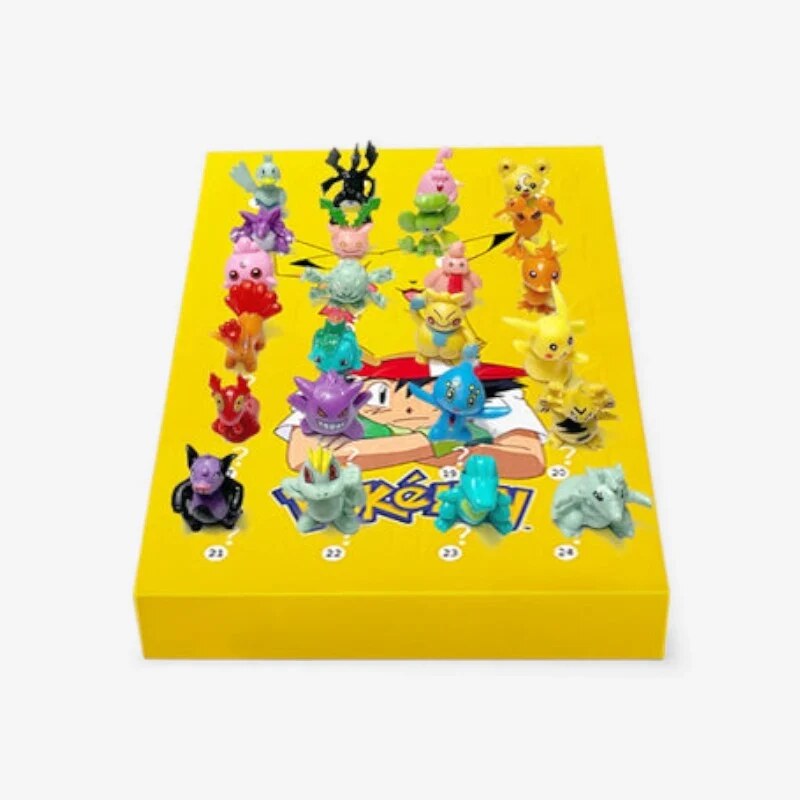 Pokémon Advent Calendar – 24 minifigures, separate compartments, daily countdown
