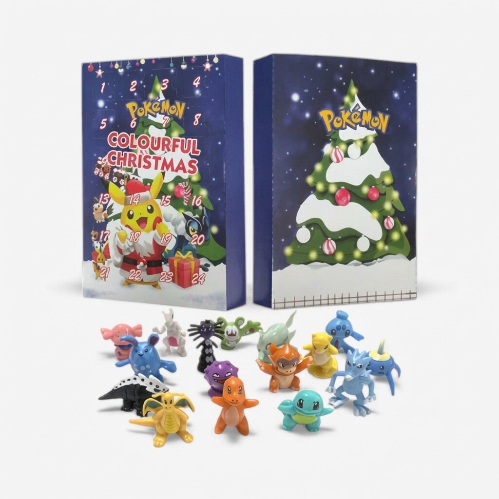 Pokémon Advent Calendar – 24 minifigures, separate compartments, daily countdown