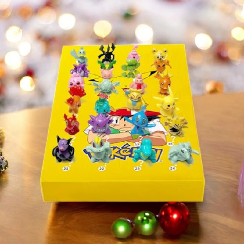 Pokémon Advent Calendar – 24 minifigures, separate compartments, daily countdown