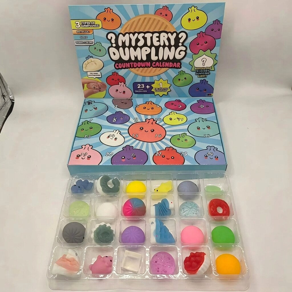 Advent Calendar – 24 squishy figures, multiple designs