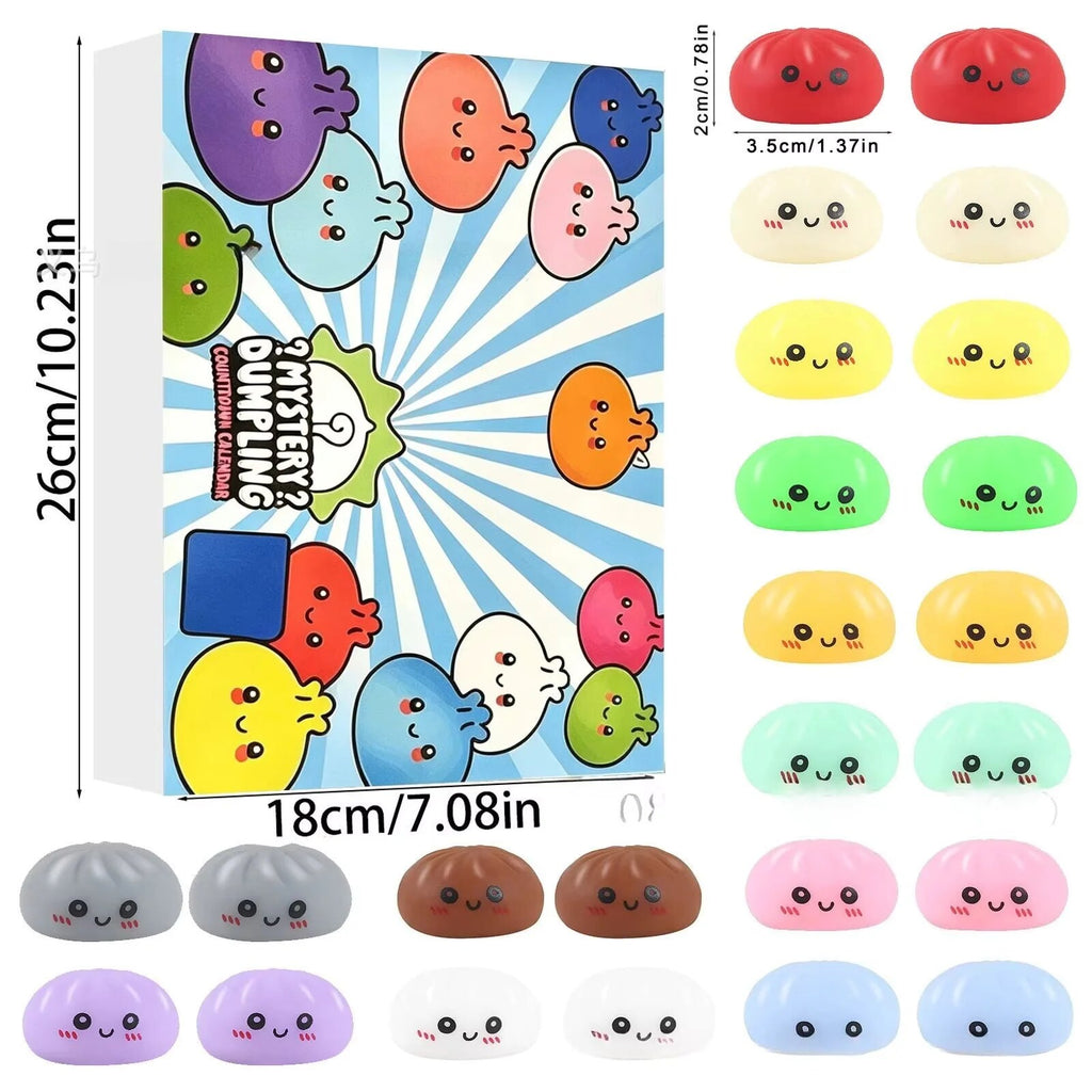 Advent Calendar – 24 squishy figures, multiple designs