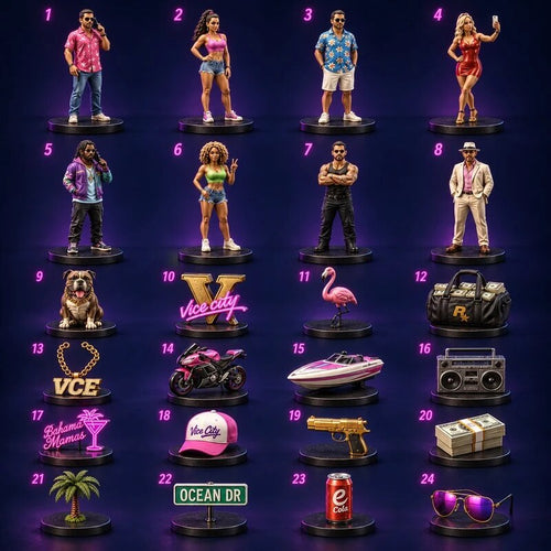 Advent Calendar – miniature figurines, numbered doors, gaming theme