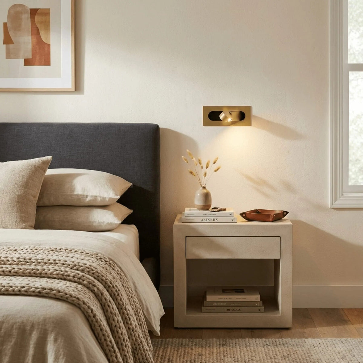 Aluminium Wall Light – compact modern design, six finishes