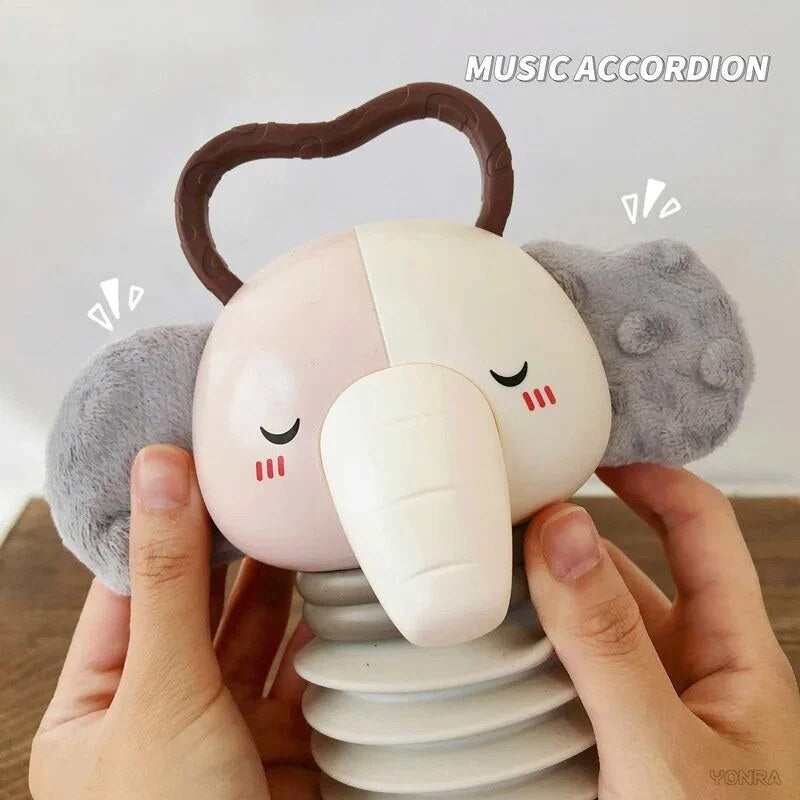 Animal Sensory Accordion – pull-compress design, dual grip handles