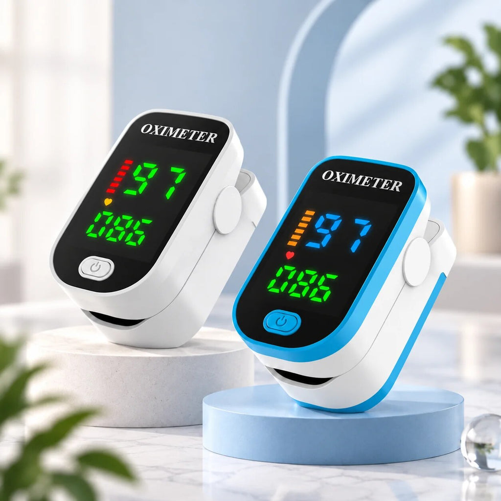 Blood Glucose Monitor – portable LED display, painless readings