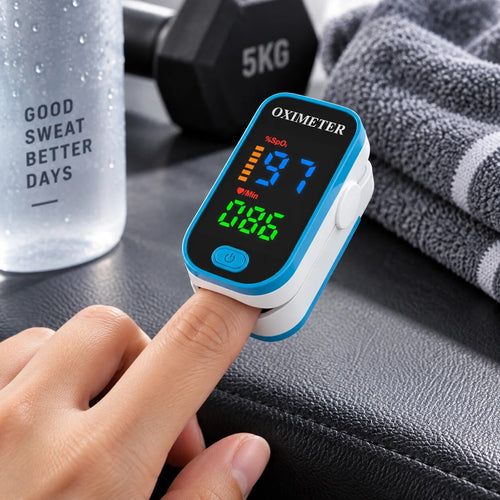 Blood Glucose Monitor – portable LED display, painless readings