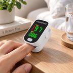 Blood Glucose Monitor – portable LED display, painless readings