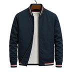 Bomber Jacket – ribbed collar, relaxed fit, casual layering