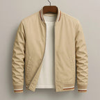 Bomber Jacket – ribbed collar, relaxed fit, casual layering