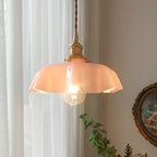 Brass Pendant Ceiling Light – warm glow, suits classical interiors