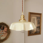 Brass Pendant Ceiling Light – warm glow, suits classical interiors
