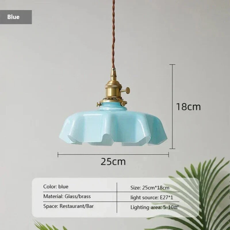 Brass Pendant Ceiling Light – warm glow, suits classical interiors