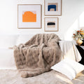Bubble Faux Fur Throw