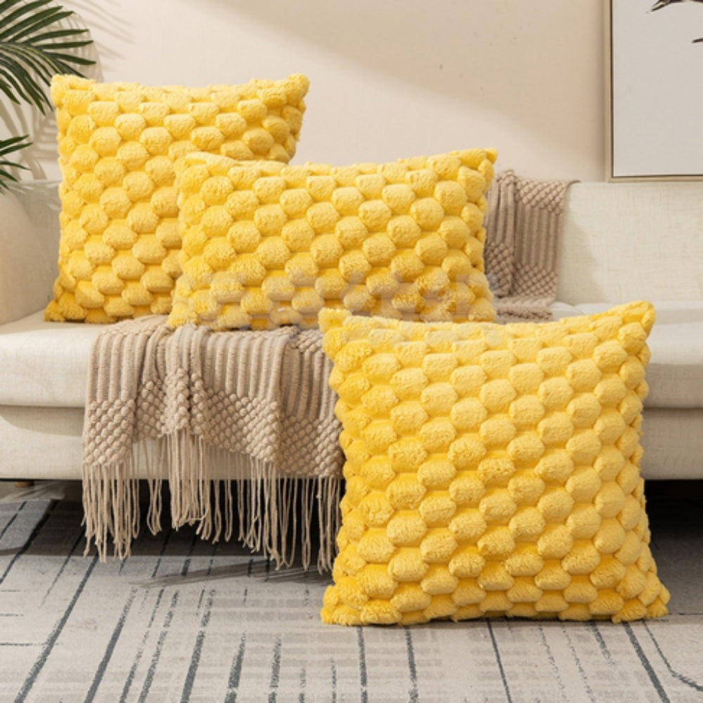 Bubble Plush Cushion Cover