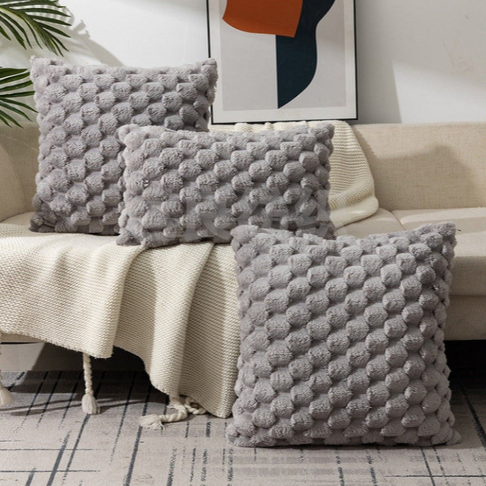 Bubble Plush Cushion Cover