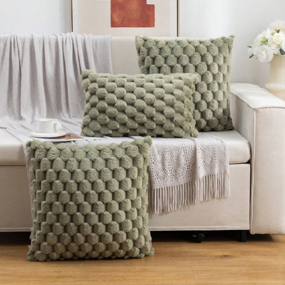 Bubble Plush Cushion Cover