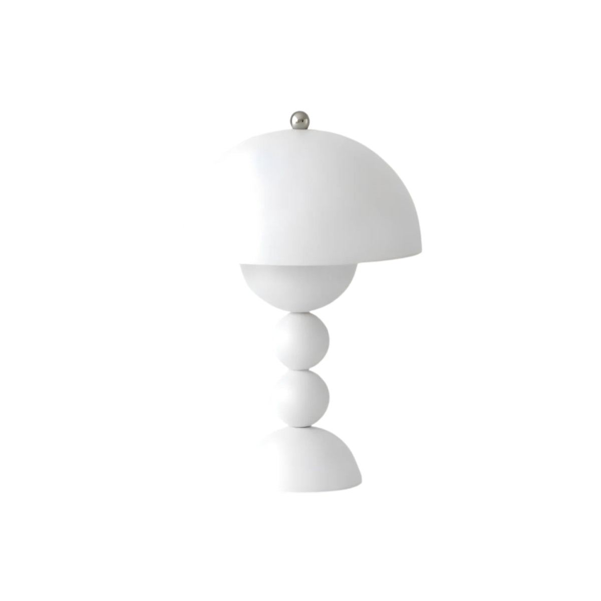 Bud Table Lamp – sculptural stacked sphere, cordless charging