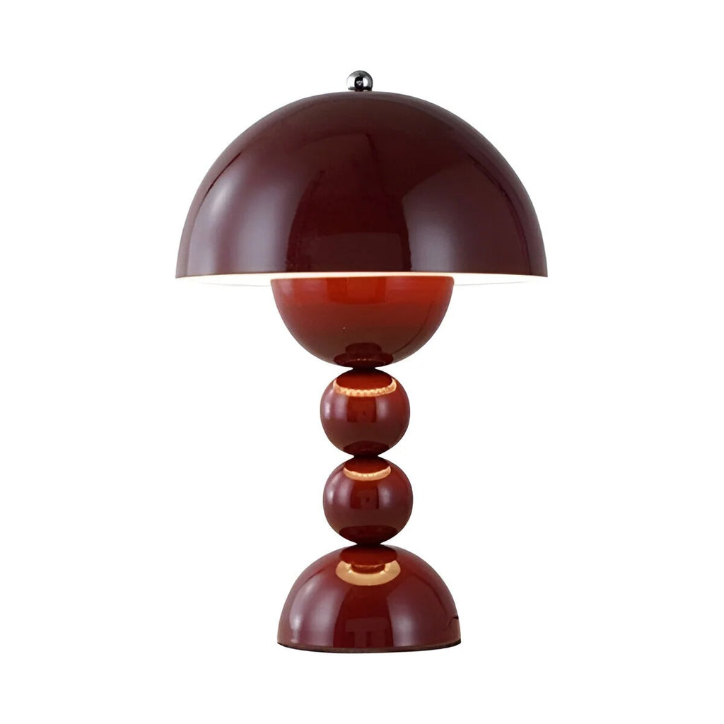 Bud Table Lamp – sculptural stacked sphere, cordless charging
