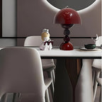 Bud Table Lamp – sculptural stacked sphere, cordless charging