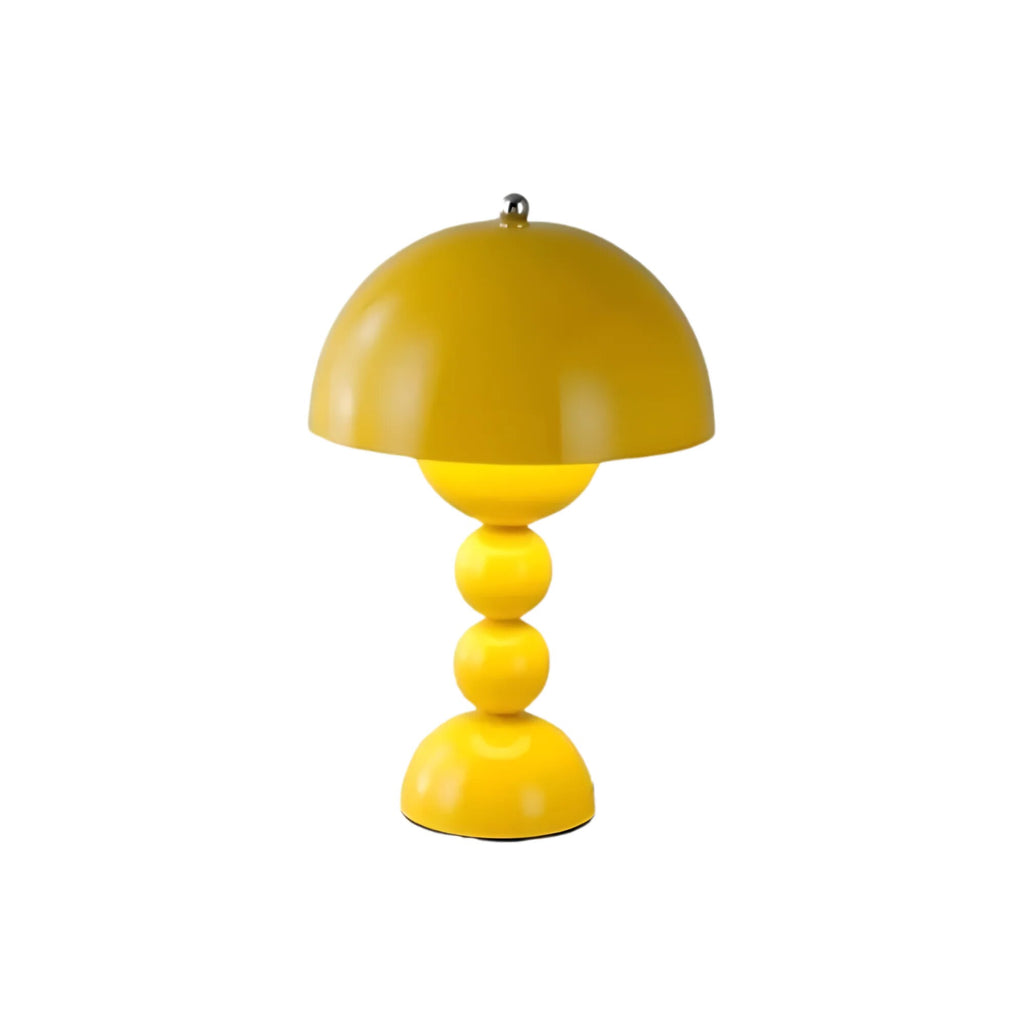 Bud Table Lamp – sculptural stacked sphere, cordless charging