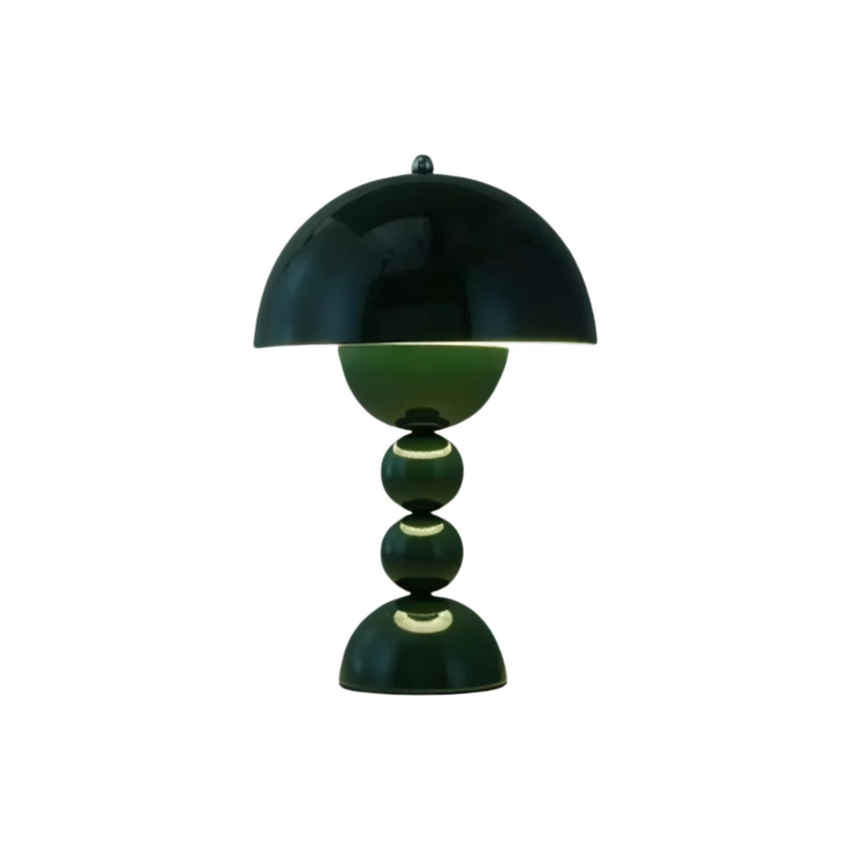 Bud Table Lamp – sculptural stacked sphere, cordless charging