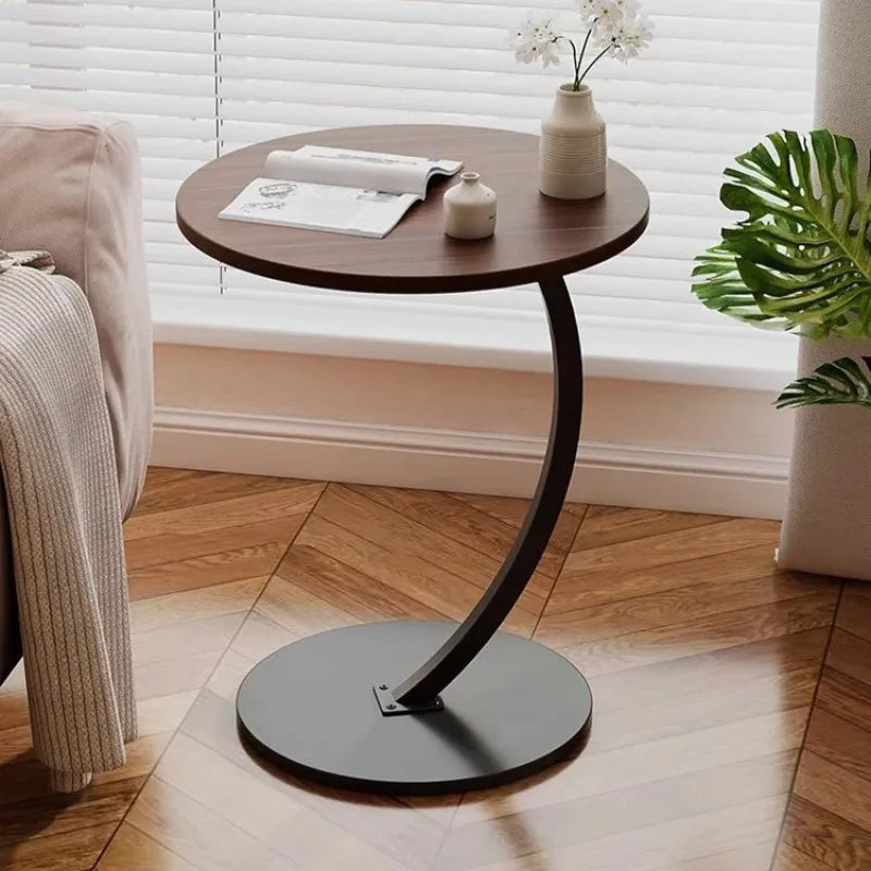 C-Shaped Side Table
