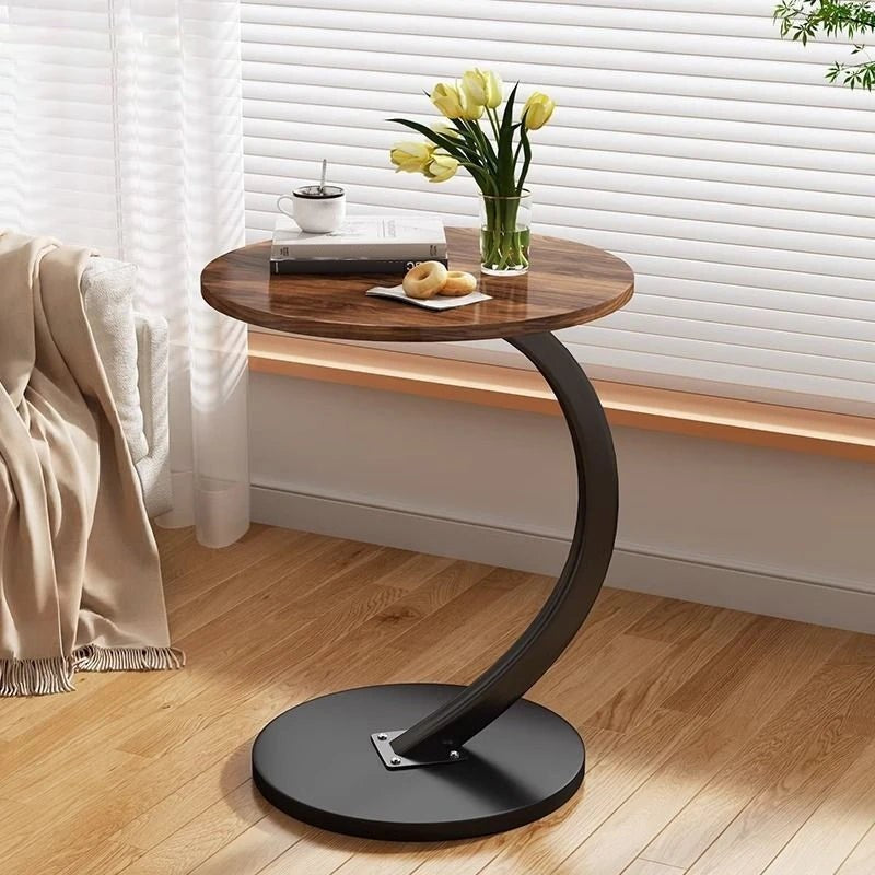 C-Shaped Side Table