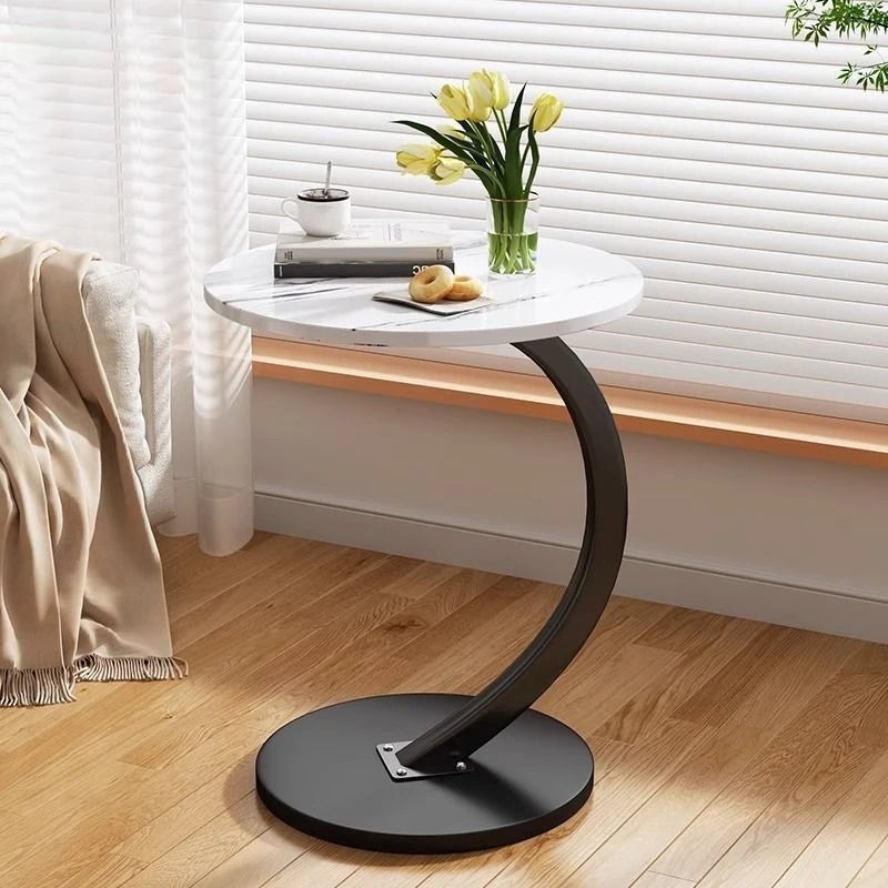 C-Shaped Side Table