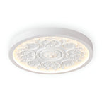 Carved Floral Ceiling Light