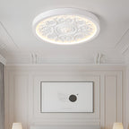 Carved Floral Ceiling Light