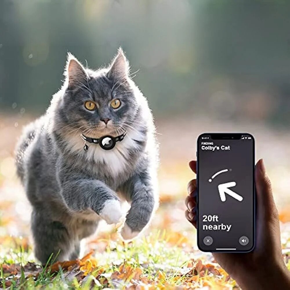 Cat Tracker Collar – reflective design, quick-release, adjustable fit