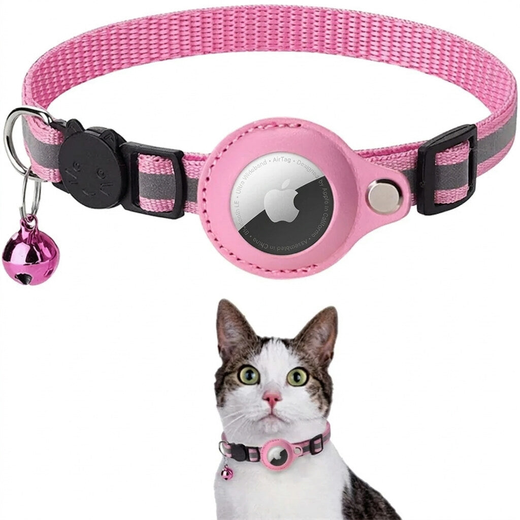 Cat Tracker Collar – reflective design, quick-release, adjustable fit